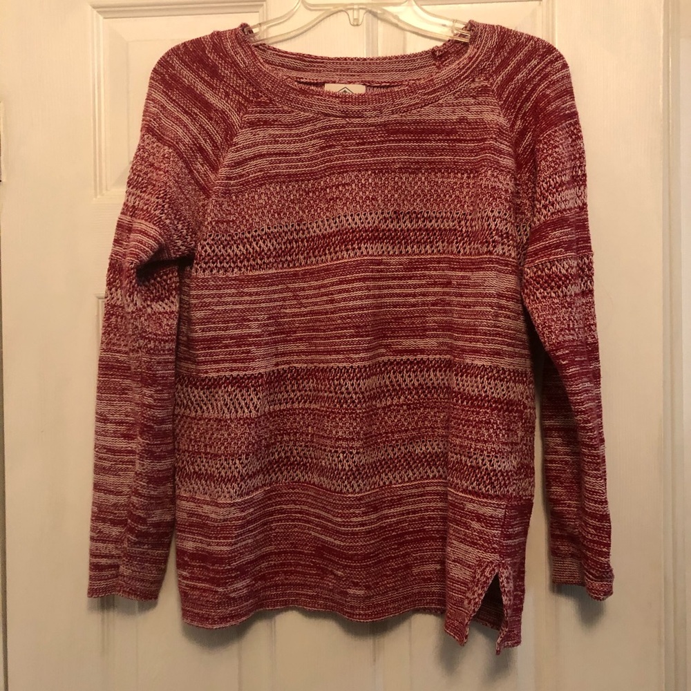 Red and White Sweater